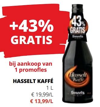 Promoties Hasselt kaffé - Hasselt - Geldig van 07/12/2023 tot 03/01/2024 bij Spar (Colruytgroup)