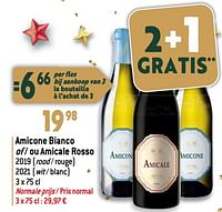 Amicone bianco of - ou amicale rosso 2019 rood - rouge 2021 wit - blanc-Rode wijnen