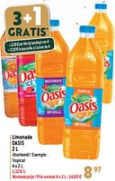 Promoties Limonade oasis - Oasis - Geldig van 27/12/2023 tot 02/07/2024 bij Match