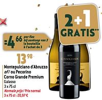 Montepulciano d`abruzzo of - ou pecorino corno grande premium galasso-Rode wijnen