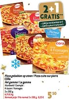 Promoties Pizza gebakken op steen - pizza cuite sur pierre cora - Huismerk - Match - Geldig van 27/12/2023 tot 02/07/2024 bij Match