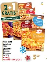 Promotions Pizza cuite sur pierre cora - Produit Maison - Smatch - Valide de 27/12/2023 à 02/07/2024 chez Smatch