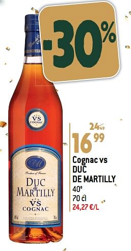 Promoties Cognac vs duc de martilly - Duc Martilly - Geldig van 27/12/2023 tot 02/07/2024 bij Match