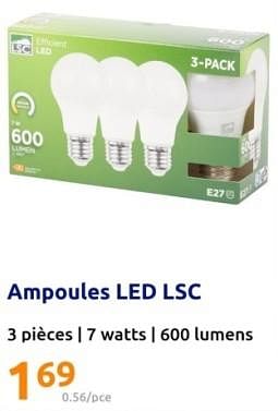 Promotions Ampoules led lsc - LSC Smart Connect - Valide de 27/12/2023 à 02/01/2024 chez Action