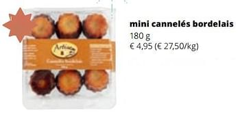 Promotions Mini cannelés bordelais - Produit Maison - Spar Retail - Valide de 07/12/2023 à 03/01/2024 chez Spar (Colruytgroup)