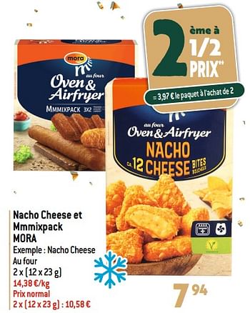 Promotions Nacho cheese et mmmixpack mora - Mora - Valide de 20/12/2023 à 02/01/2024 chez Match