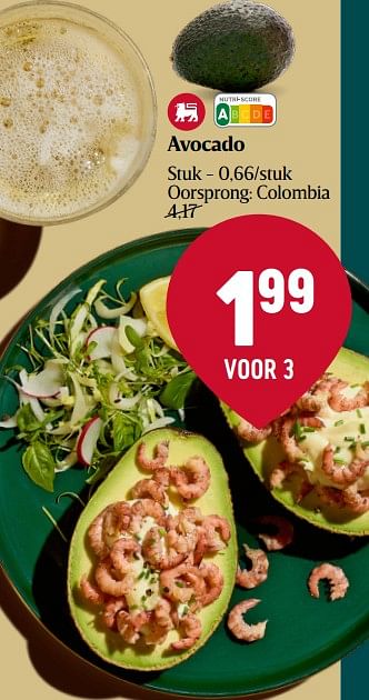 Promoties Avocado - Huismerk - Delhaize - Geldig van 28/12/2023 tot 03/01/2024 bij Delhaize
