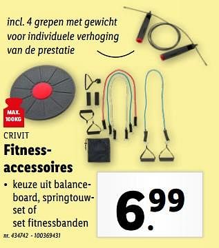 Promoties Fitnessaccessoires - Crivit - Geldig van 03/01/2024 tot 09/01/2024 bij Lidl