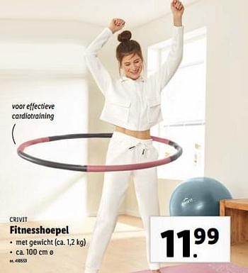 Promoties Fitnesshoepel - Crivit - Geldig van 03/01/2024 tot 09/01/2024 bij Lidl
