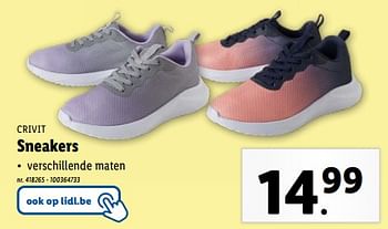 Promoties Sneakers - Crivit - Geldig van 03/01/2024 tot 09/01/2024 bij Lidl