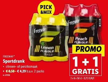 Promoties Sportdrank - Freeway - Geldig van 03/01/2024 tot 09/01/2024 bij Lidl