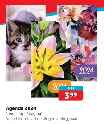 Promoties Agenda 2024 - Huismerk - Boekenvoordeel - Geldig van 30/12/2023 tot 07/01/2024 bij BoekenVoordeel