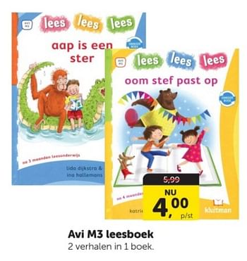 Promoties Avi m3 leesboek - Huismerk - Boekenvoordeel - Geldig van 30/12/2023 tot 07/01/2024 bij BoekenVoordeel