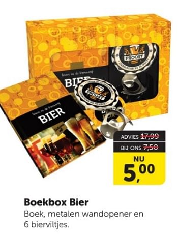 Promoties Boekbox bier - Huismerk - Boekenvoordeel - Geldig van 30/12/2023 tot 07/01/2024 bij BoekenVoordeel