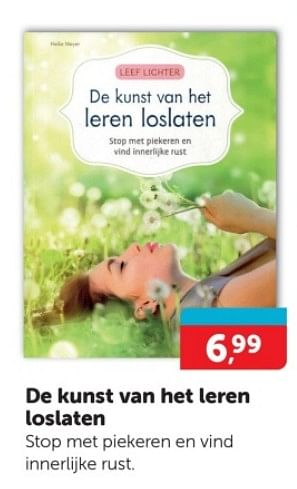 Promoties De kunst van het leren loslaten - Huismerk - Boekenvoordeel - Geldig van 30/12/2023 tot 07/01/2024 bij BoekenVoordeel