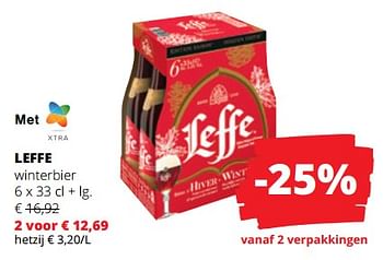 Promoties Leffe winterbier - Leffe - Geldig van 14/12/2023 tot 03/01/2024 bij Spar (Colruytgroup)