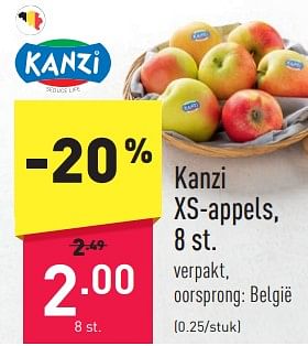 Promoties Kanzi xs-appels - Huismerk - Aldi - Geldig van 02/01/2024 tot 06/01/2024 bij Aldi