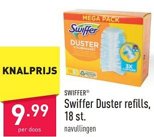 Promoties Swiffer duster refills - Swiffer - Geldig van 03/01/2024 tot 06/01/2024 bij Aldi