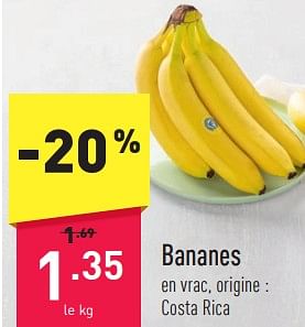 Promotions Bananes - Produit maison - Aldi - Valide de 02/01/2024 à 06/01/2024 chez Aldi