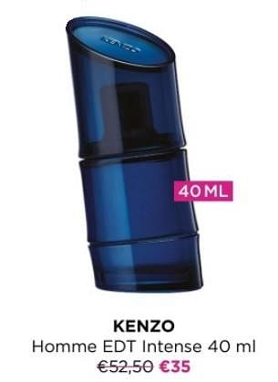 Promoties Kenzo homme edt intense - Kenzo - Geldig van 03/01/2024 tot 31/01/2024 bij ICI PARIS XL