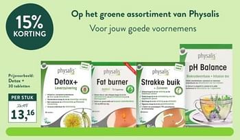 Promoties Detox+ - Physalis - Geldig van 27/12/2023 tot 21/01/2024 bij Holland & Barret