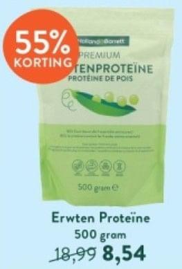 Promoties Erwten proteïne - Huismerk - Holland & Barrett - Geldig van 27/12/2023 tot 21/01/2024 bij Holland & Barret