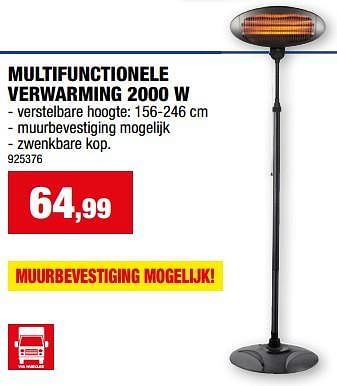 Promoties Multifunctionele verwarming - Huismerk - Hubo  - Geldig van 27/12/2023 tot 07/01/2024 bij Hubo