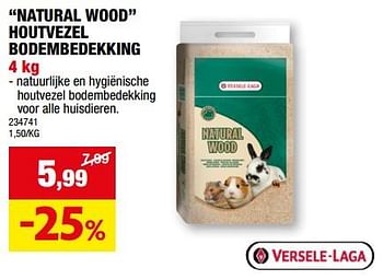 Promoties Natural wood houtvezel bodembedekking - Versele-Laga - Geldig van 27/12/2023 tot 07/01/2024 bij Hubo