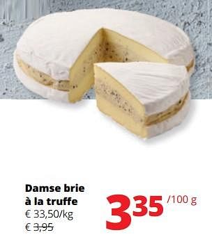 Promotions Damse brie à la truffe - Produit Maison - Spar Retail - Valide de 14/12/2023 à 03/01/2024 chez Spar (Colruytgroup)
