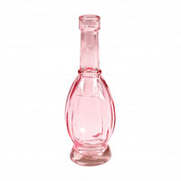 AVA selection Vaas Glas Roze H 16cm Ø 5,5cm Transparant Paars/Roze-Huismerk - Ava