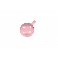 AVA selection Vaas Sphere Glas Roze H 12cm Ø 10cm Transparant Paars/Roze-Huismerk - Ava