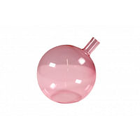 AVA selection Vaas Sphere Glas Roze H 16,5cm Ø 15cm Transparant Paars/Roze-Huismerk - Ava
