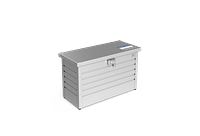 Biohort pakket-box 100 zilver metallic 101x46x61cm-Biohort