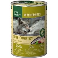 REAL NATURE WILDERNESS Senior True Country kip en zalm 12x400 g-Real Nature
