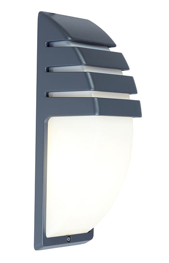 Promoties Lutec wandlamp City donkergrijs 60W - Lutec - Geldig van 30/03/2023 tot 01/08/2023 bij Brico