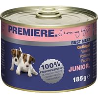 PREMIERE Best Meat Junior Gevogelte 6x185 g-Premiere