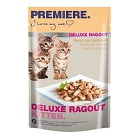 PREMIERE Deluxe Ragout Kitten Rijk aan gevogelte 88x85 g-Premiere
