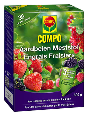 Promoties Compo meststof Aardbeien 800g - Compo - Geldig van 06/08/2023 tot 14/09/2023 bij Brico