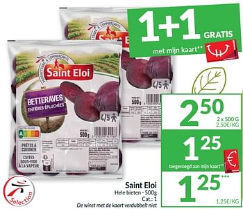 Promoties Saint eloi hele bieten - Saint Eloi - Geldig van 02/01/2024 tot 07/01/2024 bij Intermarche