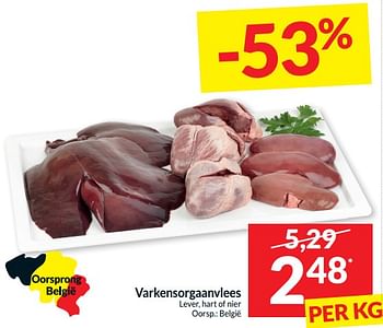 Promoties Varkensorgaanvlees - Huismerk - Intermarche - Geldig van 02/01/2024 tot 07/01/2024 bij Intermarche