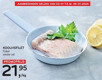 Promoties Koolvisfilet fisker - Fisker - Geldig van 03/01/2024 tot 16/01/2024 bij Alvo