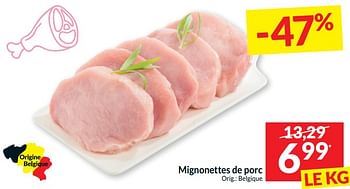 Promotions Mignonettes de porc - Produit maison - Intermarche - Valide de 02/01/2024 à 07/01/2024 chez Intermarche