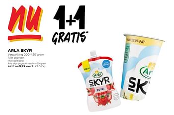 Promoties Arla skyr yoghurt vanille - Arla - Geldig van 03/01/2024 tot 09/01/2024 bij Jumbo