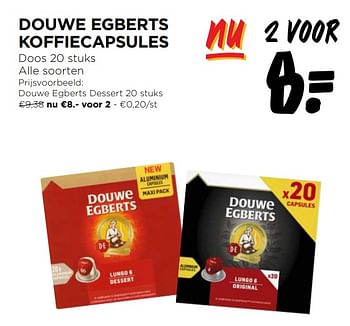 Promoties Douwe egberts dessert - Douwe Egberts - Geldig van 03/01/2024 tot 09/01/2024 bij Jumbo