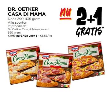 Promoties Dr. oetker casa di mama salami - Dr. Oetker - Geldig van 03/01/2024 tot 09/01/2024 bij Jumbo