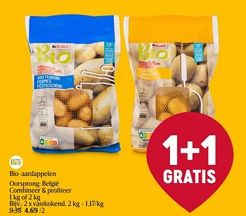 Promoties Bio-aardappelen - Huismerk - Delhaize - Geldig van 04/01/2024 tot 10/01/2024 bij Delhaize