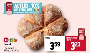 Promoties Brood pan patata - Huismerk - Delhaize - Geldig van 04/01/2024 tot 10/01/2024 bij Delhaize