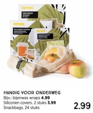 Promotions Handig voor onderweg snackbags - Huismerk - Xenos - Valide de 01/01/2024 à 27/01/2024 chez Xenos