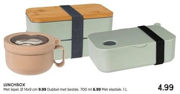 Promotions Lunchbox met eastiek - Huismerk - Xenos - Valide de 01/01/2024 à 27/01/2024 chez Xenos