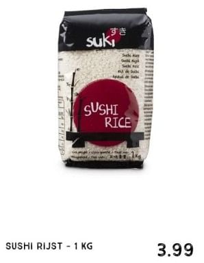 Promoties Sushi rijst - suki - Geldig van 01/01/2024 tot 27/01/2024 bij Xenos